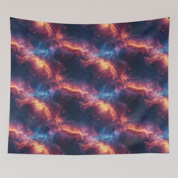 Item preview, Vibrant Galaxy Nebula Space Star Pattern designed and sold by NTGUILTY.