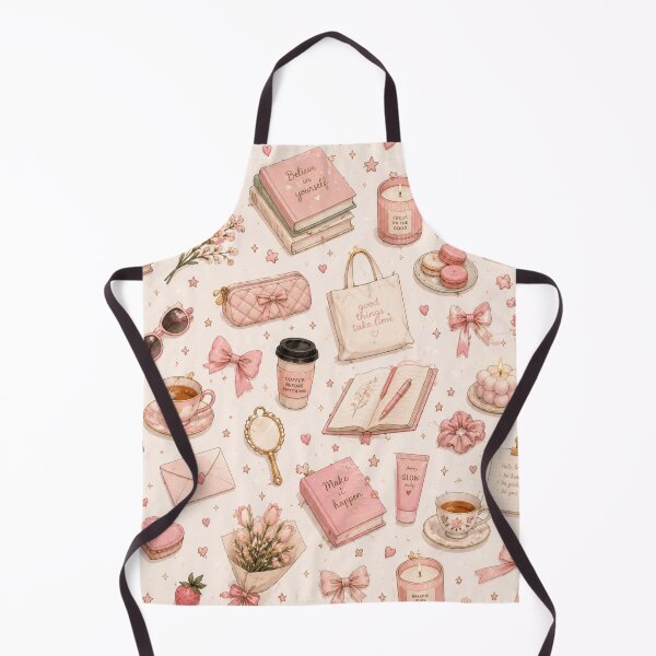 Item preview, Coquette Pink Aesthetic Pattern with Positive Affirmation Books  designed and sold by NinaVibeStudio.