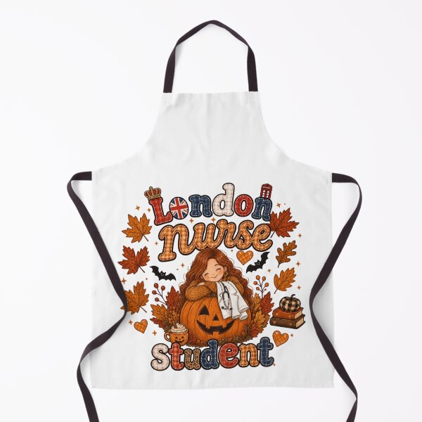 Item preview, London Nurse Student Autumn Pumpkin Halloween designed and sold by TheChalkyFox.