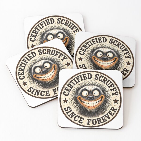 Item preview, Certified Scruffy Since Forever Honey Badger Badge designed and sold by paintingnou.