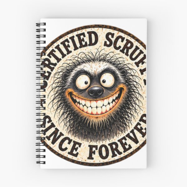 Item preview, Certified Scruffy Since Forever Honey Badger Badge designed and sold by paintingnou.
