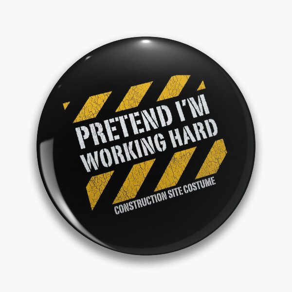 Item preview, Pretend I'm Working Hard Construction Site Costume Funny Lazy Halloween T-Shirt    designed and sold by TeNovaStudio ⭐⭐⭐⭐⭐.