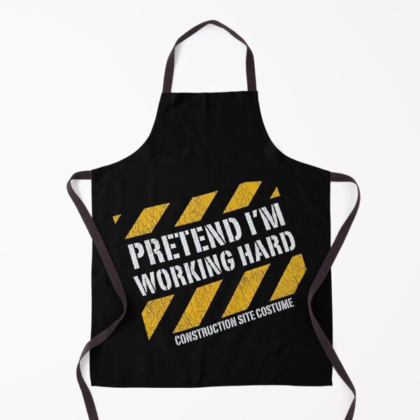 Item preview, Pretend I'm Working Hard Construction Site Costume Funny Lazy Halloween T-Shirt    designed and sold by TeNovaStudio ⭐⭐⭐⭐⭐.