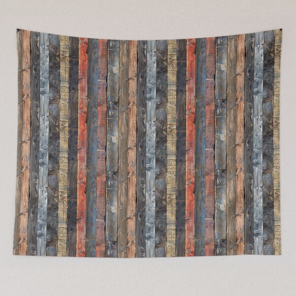 Item preview, Rustic Reclaimed Painted Wood Planks Pattern designed and sold by NTGUILTY.