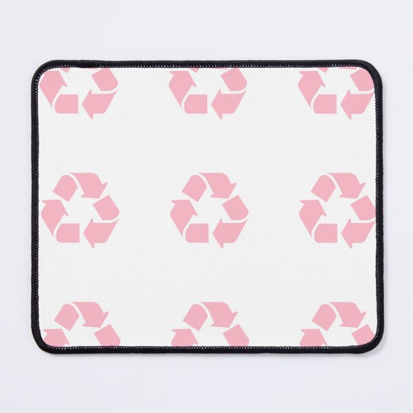 Item preview, Recycling Symbol Pastel Pink Sticker Pack/Sheet- Small Size designed and sold by SlimyFish.