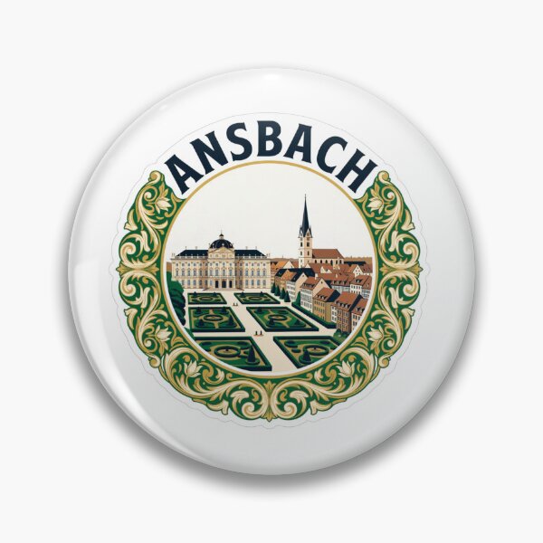 Item preview, Ansbach Palace Germany Sticker designed and sold by Imaginarium of Chaos falcon88 .