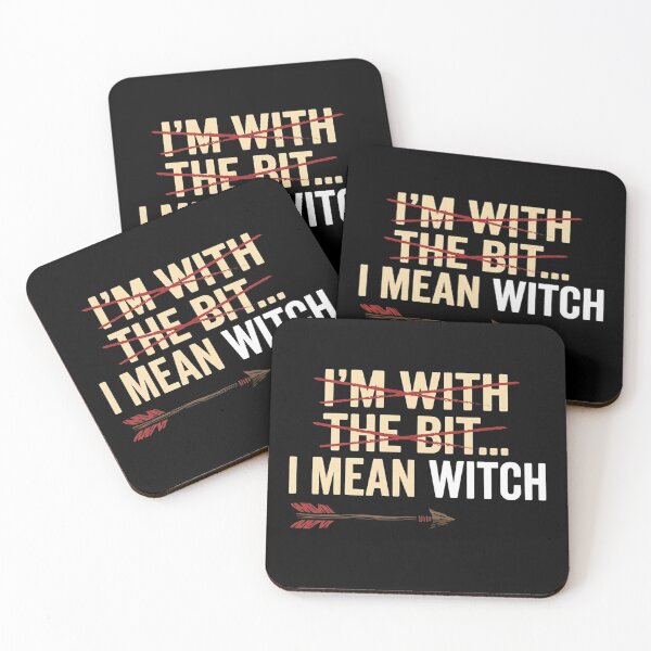 Item preview, I Mean Witch Funny Couples Matching Halloween Costume Partner Arrow T-Shirt designed and sold by TeNovaStudio.