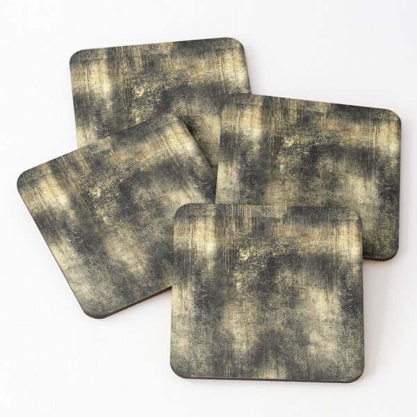 Item preview, Weathered Gold and Black Grunge Plaster designed and sold by Piotrek0001.