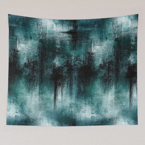 Item preview, Oxidized Teal and Charcoal Industrial Surface designed and sold by Piotrek0001.