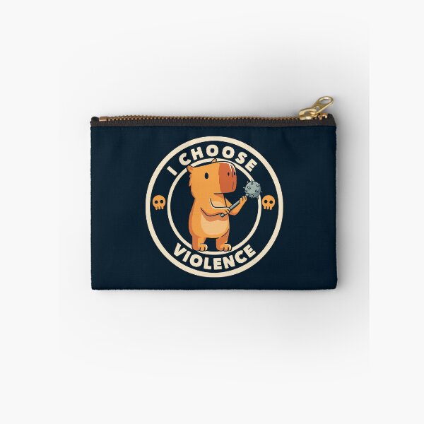 Item preview, I Choose Violence Funny Capybara designed and sold by Tobe Fonseca®.