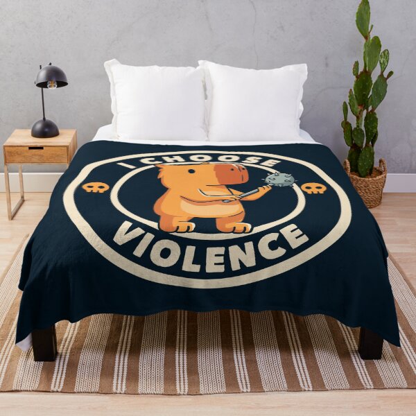 Item preview, I Choose Violence Funny Capybara designed and sold by Tobe Fonseca®.