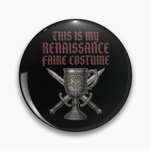Item preview, This Is My Renaissance Faire Costume Funny Medieval Chalice Swords T-Shirt designed and sold by TeNovaStudio ⭐⭐⭐⭐⭐.