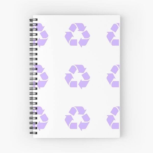 Item preview, Recycling Symbol Pastel Purple Sticker Pack/Sheet- Small Size designed and sold by SlimyFish.