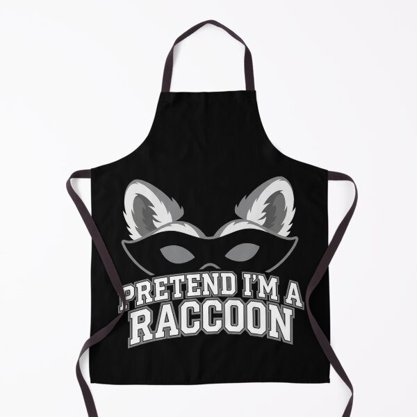 Item preview, Pretend I'm A Raccoon Lazy Halloween Costume Funny Trash Panda Animal T-Shirt designed and sold by TeNovaStudio ⭐⭐⭐⭐⭐.