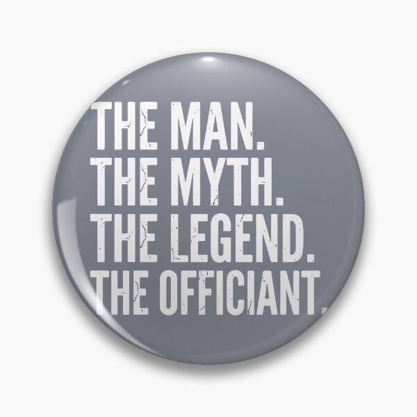 Item preview, The Man The Myth The Legend The Officiant Wedding Ceremony Minister  designed and sold by SofiBlair.