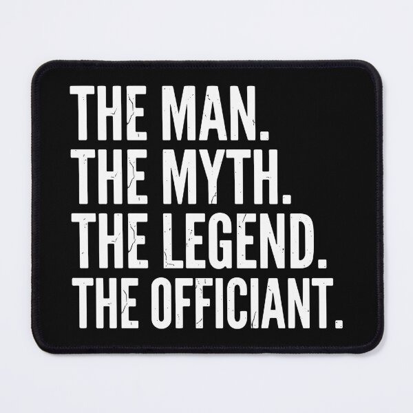 Item preview, The Man The Myth The Legend The Officiant Wedding Ceremony Minister designed and sold by SofiBlair.