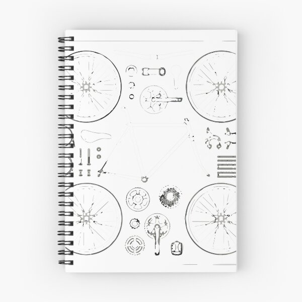 Item preview, Bicycle Parts Diagram Cycling Enthusiast designed and sold by SofiBlair.