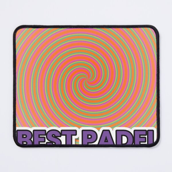 Item preview, Best Padel Life Groovy Retro Swirl Design designed and sold by CourtCultureHQ.