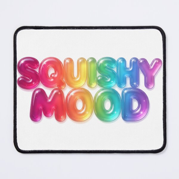 Item preview, Squishy Mood Rainbow Jelly Letters designed and sold by Rariks.