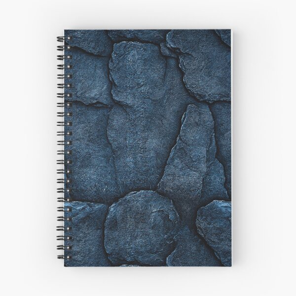 Item preview, Cracked Indigo Blue Basalt Stone Surface designed and sold by Piotrek0001.