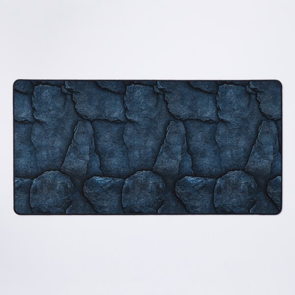 Item preview, Cracked Indigo Blue Basalt Stone Surface designed and sold by Piotrek0001.