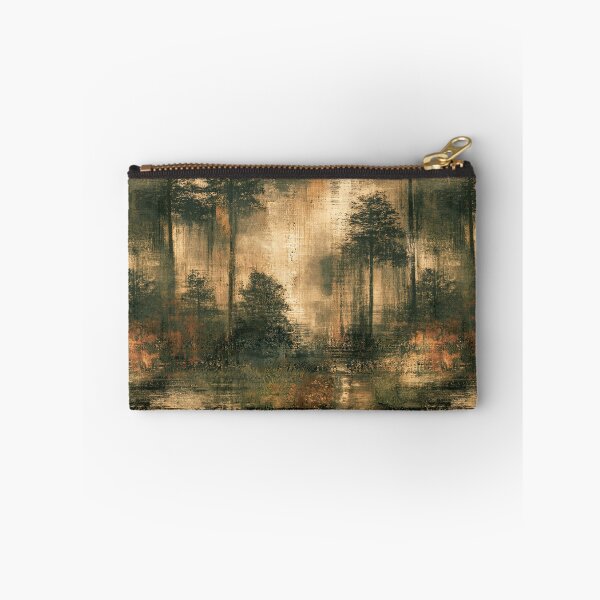 Item preview, Misty Pine Trees on Distressed Textured Wall designed and sold by Piotrek0001.