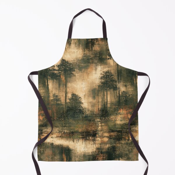 Item preview, Misty Pine Trees on Distressed Textured Wall designed and sold by Piotrek0001.