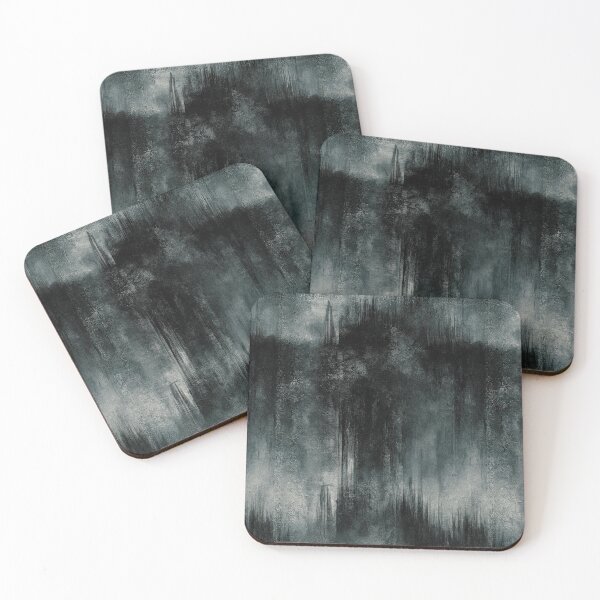 Item preview, Charred Black Wall with Vertical Ash Drips designed and sold by Piotrek0001.