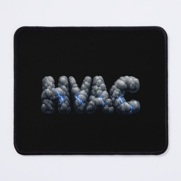 Item preview, HVAC Storm-Charged Cloud Logo designed and sold by FrozenHeat97.