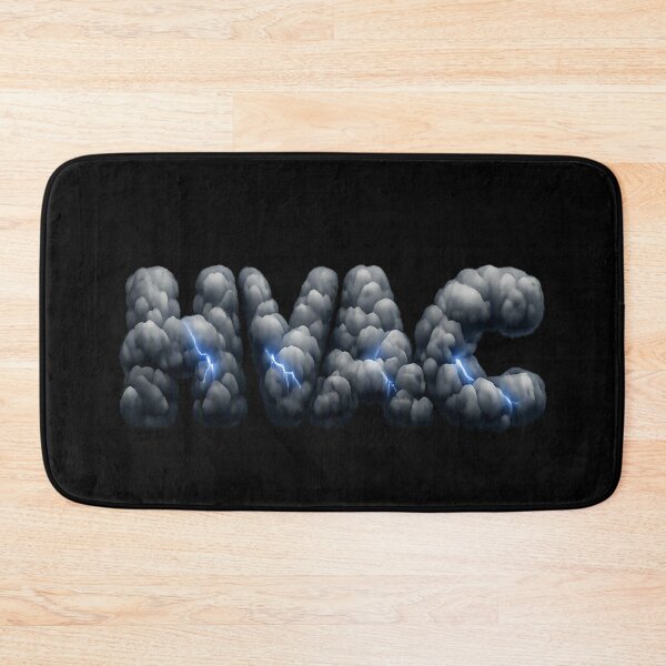 Item preview, HVAC Storm-Charged Cloud Logo designed and sold by FrozenHeat97.