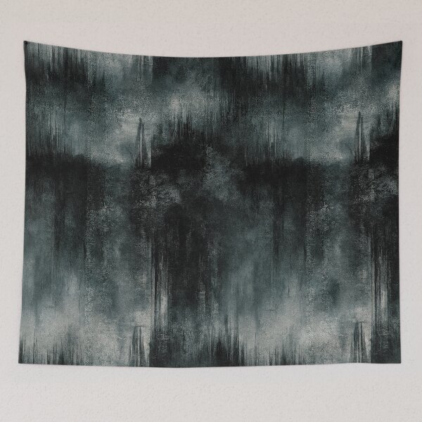 Item preview, Charred Black Wall with Vertical Ash Drips designed and sold by Piotrek0001.