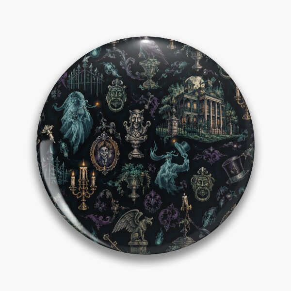 Item preview, Haunted Mansion Gothic Halloween Christmas Nightmare Pattern designed and sold by VØDUM® STORE.