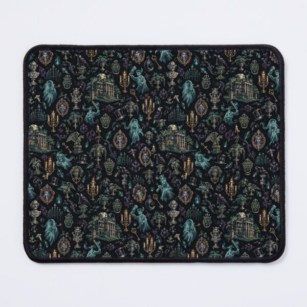 Item preview, Haunted Mansion Gothic Halloween Christmas Nightmare Pattern designed and sold by VØDUM® STORE.