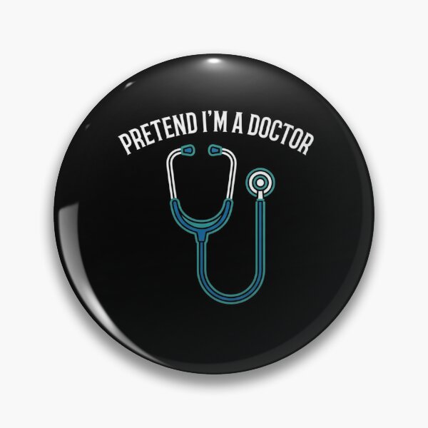 Item preview, Pretend I'm A Doctor Lazy Halloween Costume Funny Stethoscope Medical T-Shirt designed and sold by TeNovaStudio.