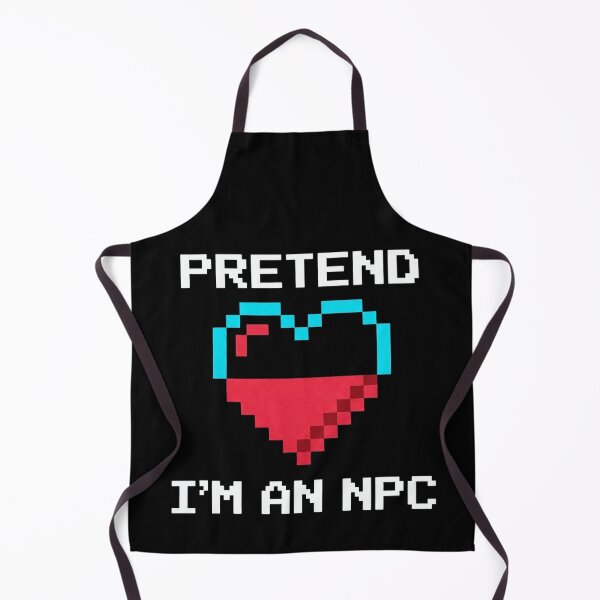 Item preview, Pretend I'm An NPC Lazy Halloween Costume Funny Pixel Gamer T-Shirt    designed and sold by TeNovaStudio ⭐⭐⭐⭐⭐.