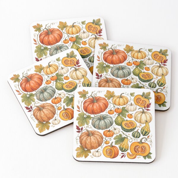 Item preview, Cozy Pumpkin Harvest Pattern designed and sold by HelgaCraftery.