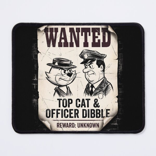 Item preview, Wanted poster for cat and officer designed and sold by PixelDegenerado.