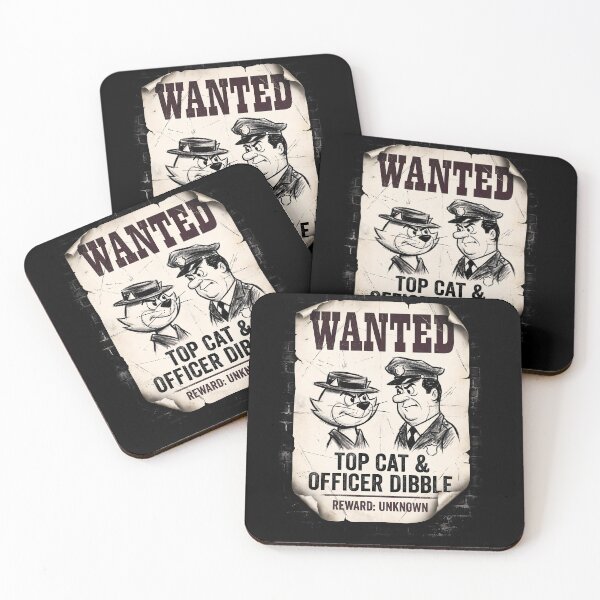 Item preview, Wanted poster for cat and officer designed and sold by PixelDegenerado.