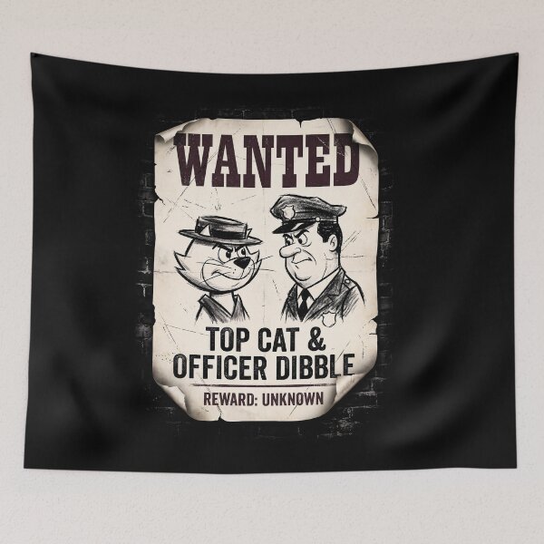 Item preview, Wanted poster for cat and officer designed and sold by PixelDegenerado.