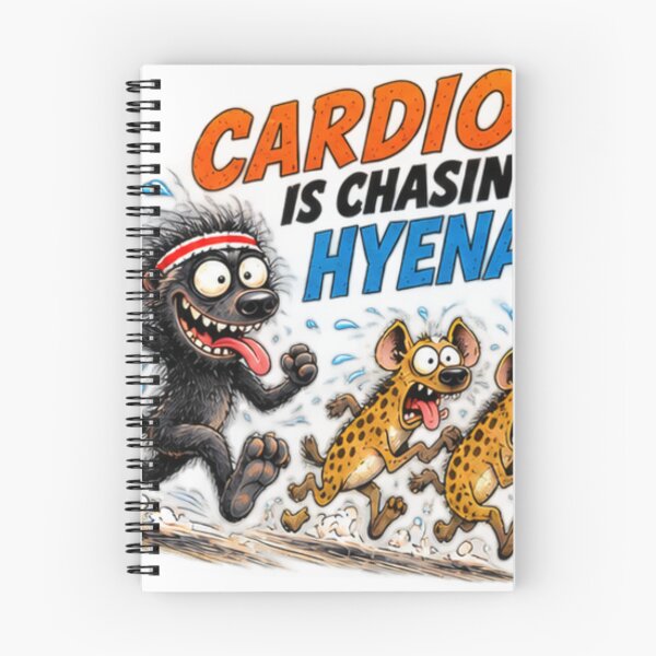 Item preview, Cardio Is Chasing Hyenas Honey Badger Fitness designed and sold by paintingnou.