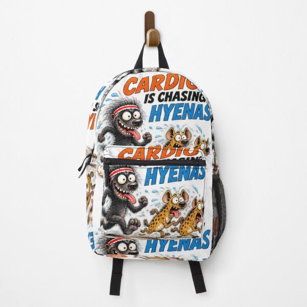 Item preview, Cardio Is Chasing Hyenas Honey Badger Fitness designed and sold by paintingnou.