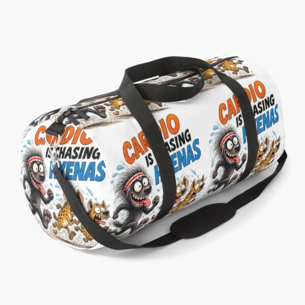 Item preview, Cardio Is Chasing Hyenas Honey Badger Fitness designed and sold by paintingnou.
