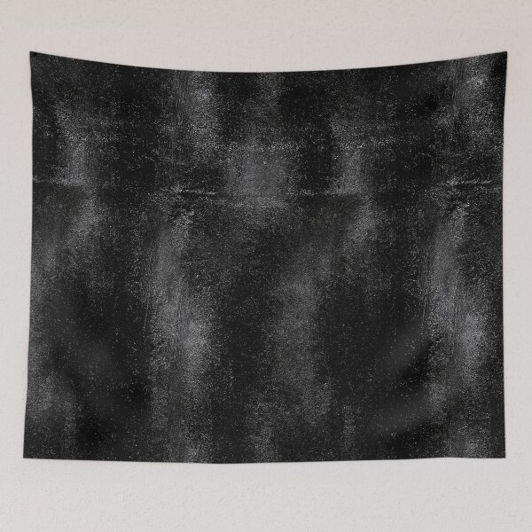 Item preview, Minimalist Matte Black Scratched Iron Plate designed and sold by Piotrek0001.
