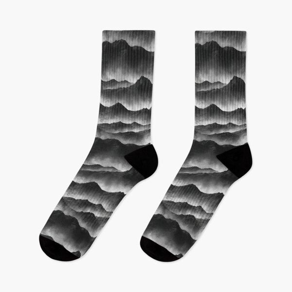 Item preview, Ink Wash Mountain Ridges on Raw Paper designed and sold by Piotrek0001.