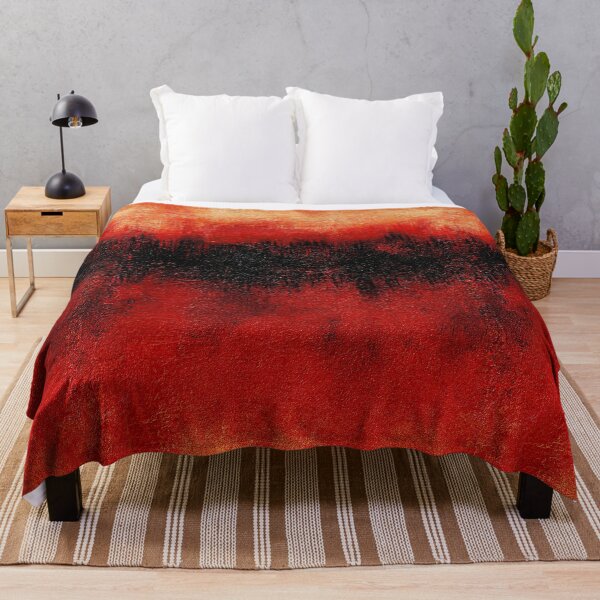 Item preview, Crimson Horizon Glow on Textured Charcoal designed and sold by Piotrek0001.