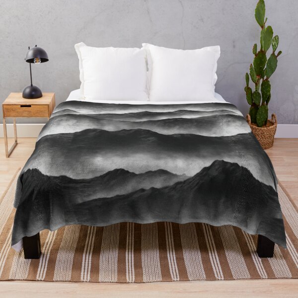 Item preview, Ink Wash Mountain Ridges on Raw Paper designed and sold by Piotrek0001.