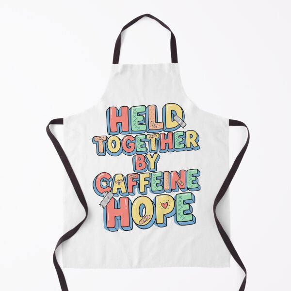 Item preview, Held Together By Caffeine And Hope Tee designed and sold by AURA Vibes.
