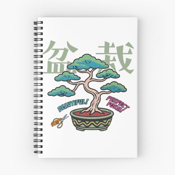 Item preview, Retro Pop Art Japanese Bonsai Tree Comic Style designed and sold by リクイペル.