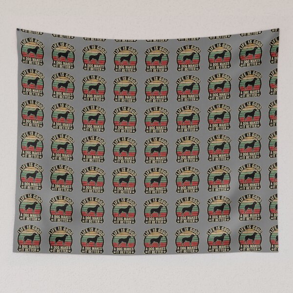 Item preview, Life Is Good A Dog Makes It Better Dog Owner Pet Lover designed and sold by SofiBlair.