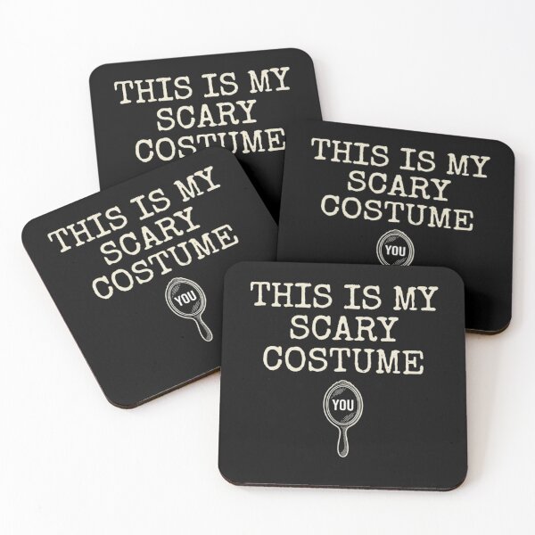 Item preview, This Is My Scary Costume Lazy Halloween Sarcastic Mirror Funny T-Shirt    designed and sold by TeNovaStudio.
